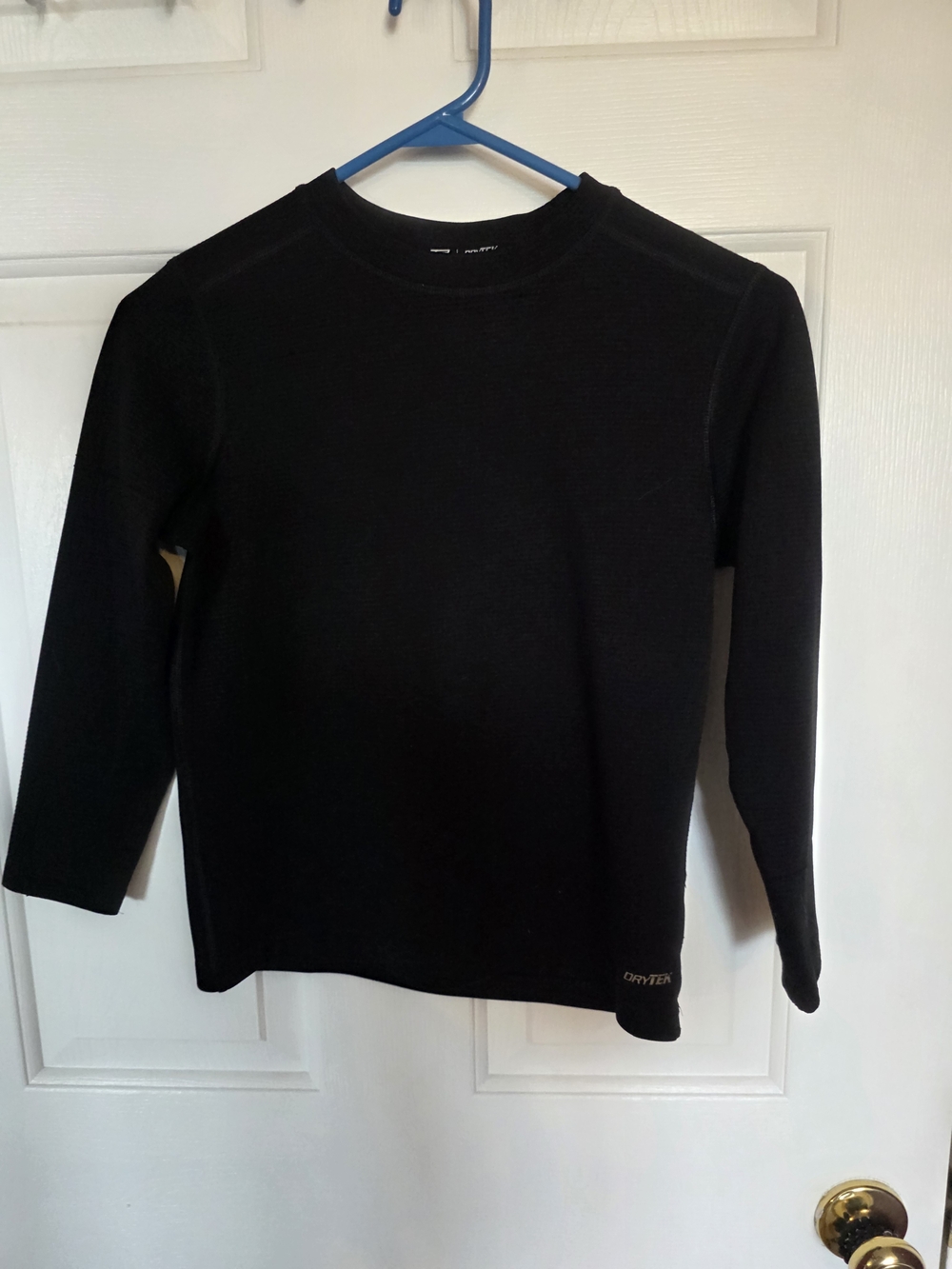 tek gear Black Long Sleeve Kids Thermal Tee